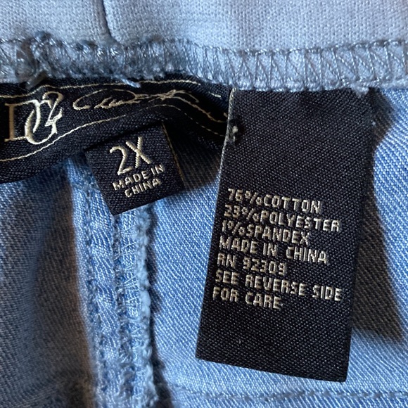 DG2 chambray skinny jeans 2x - Picture 4 of 7